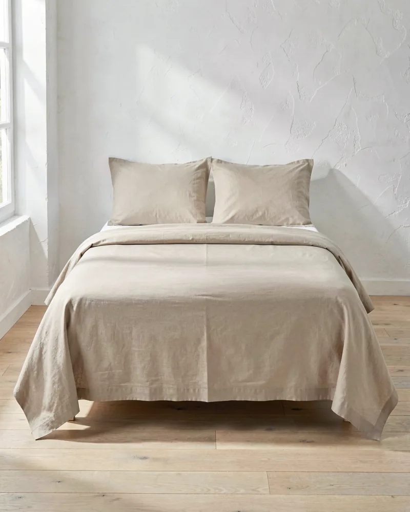 Dune Crisp Percale Sheet Set