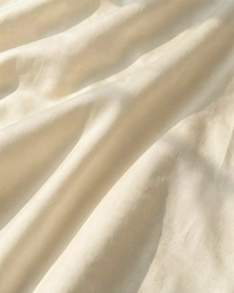 Cloud Sateen Duvet Cover — fabric close up
