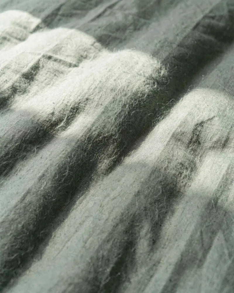 Orchard Flannel Duvet Cover — fabric close up